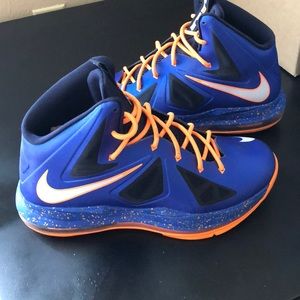 Nike Lebron X 10 Superhero Hyper Blue/Orange